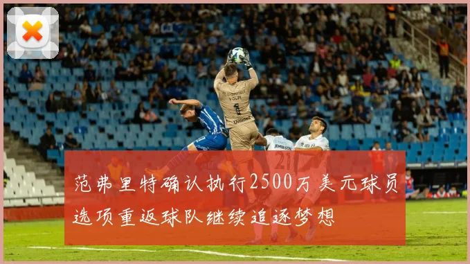 范弗里特确认执行2500万美元球员选项重返球队继续追逐梦想